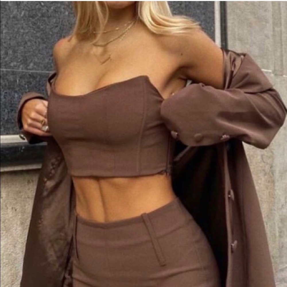 Tiger mist bustier top 😍